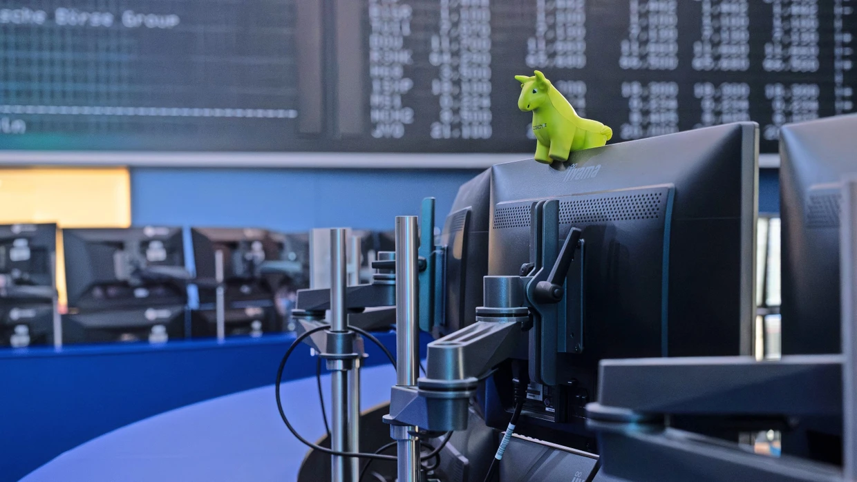 Hope on the bull: Many people on the stock market currently believe in the symbolic animal for rising prices