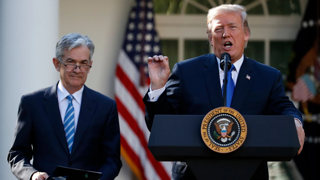 Ziemlich beste Feinde: US-Präsident Donald Trump und Notenbankchef Jerome Powell
