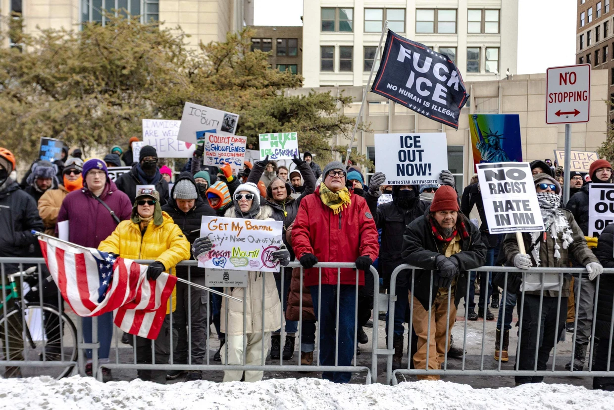 Landesweiter Protest nach dem gewaltsamen Tod von Renee Good, hier in New York.