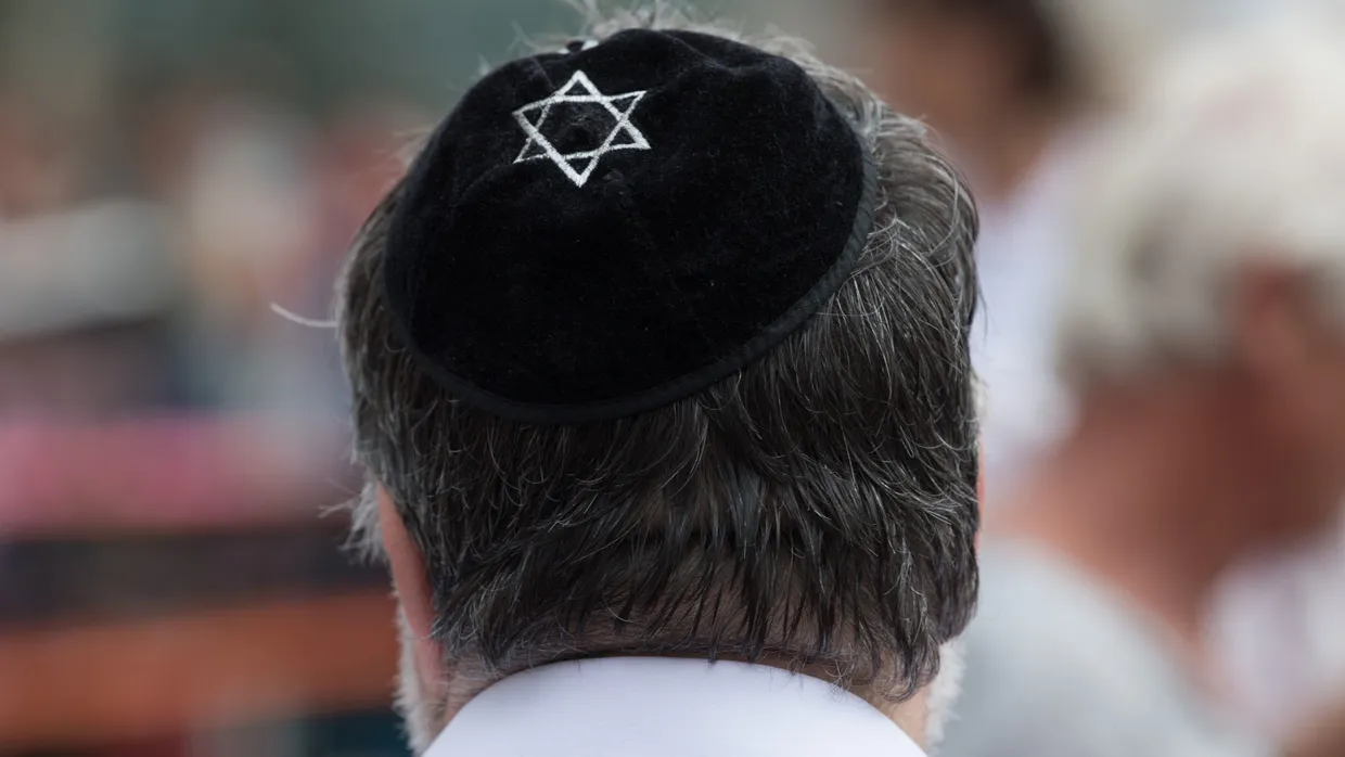 Mann mit Kippa in Sachsen (Symbolbild)