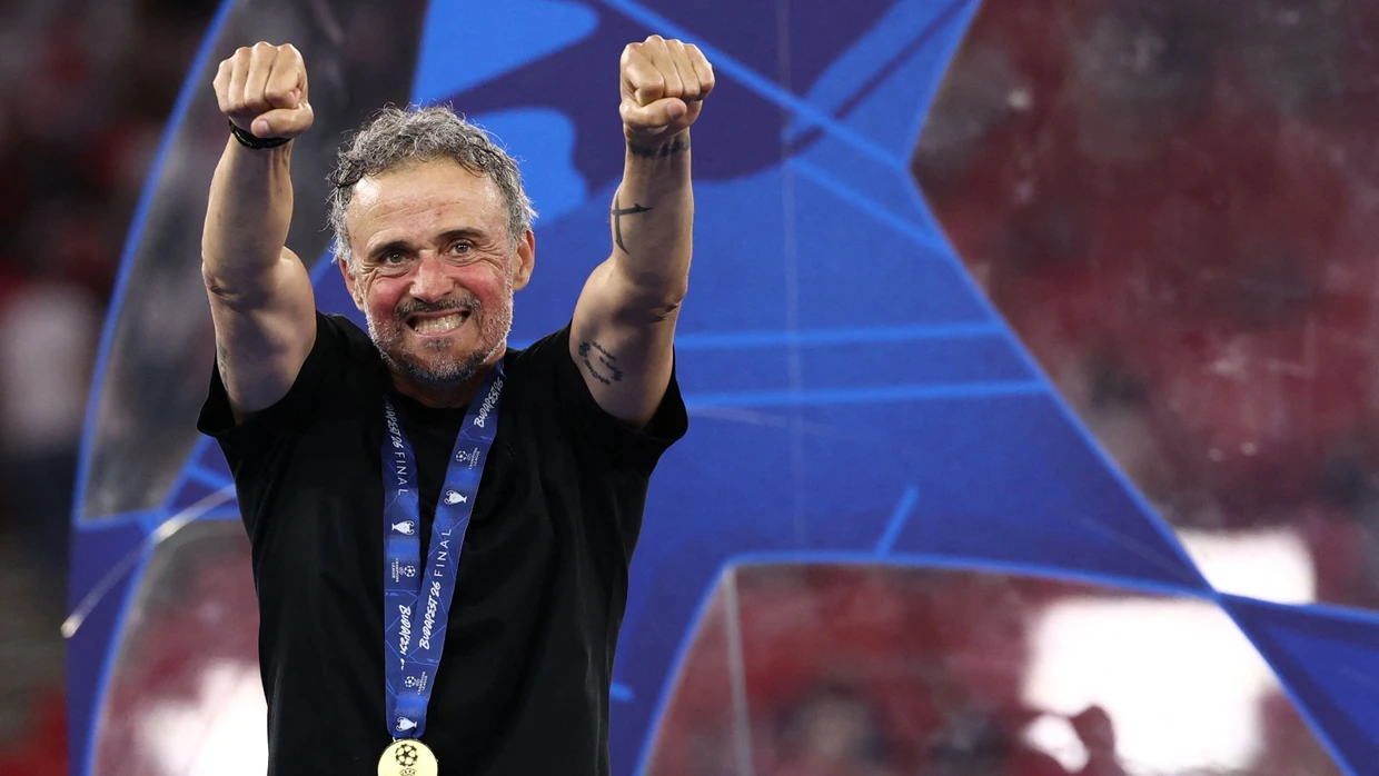 Ausgelassener Sieger: Trainer Luis Enrique