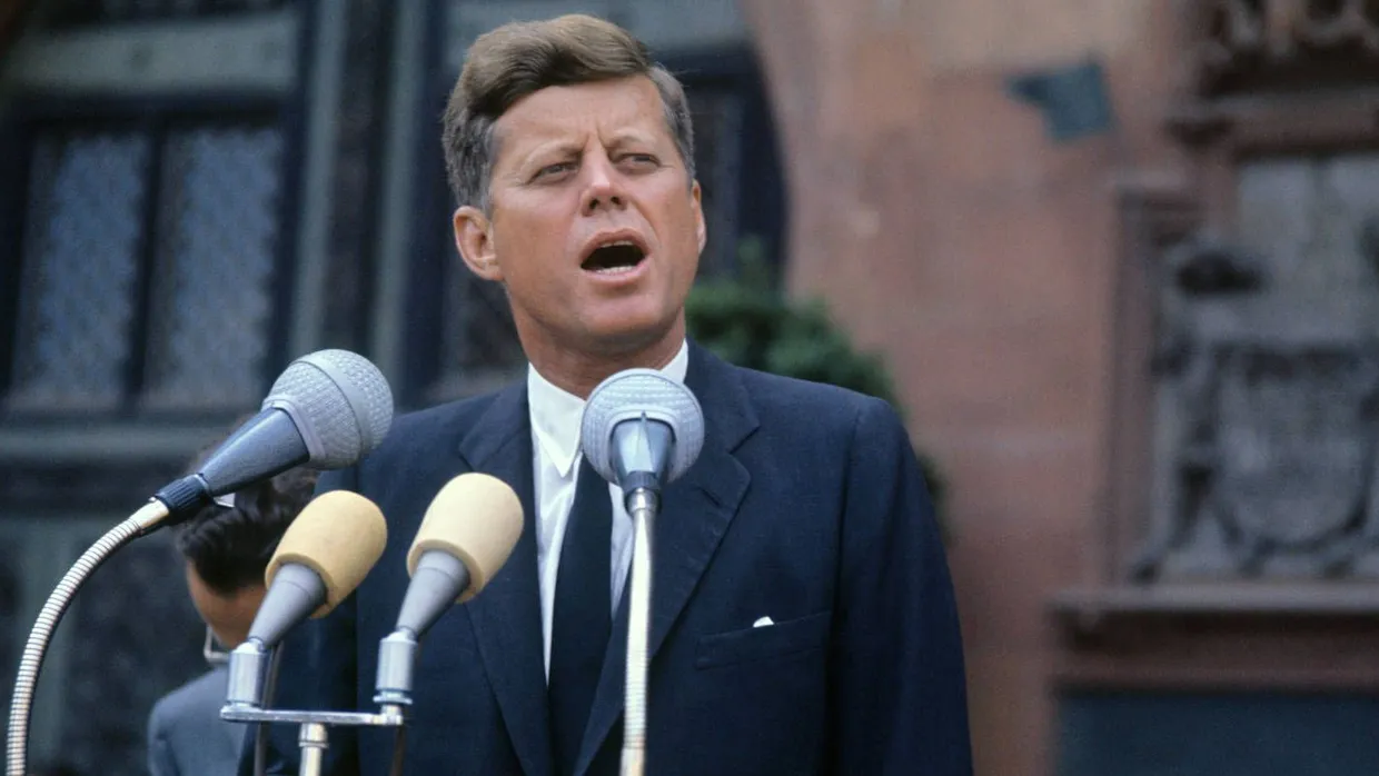 John F. Kennedy sprach bei seinem Besuch in Frankfurt 1963 von einer „atlantischen Gemeinschaft“.