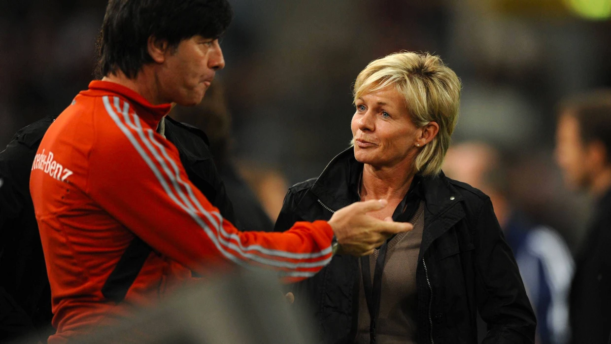 Bundestrainer unter sich: Joachim Löw und Silvia Neid
