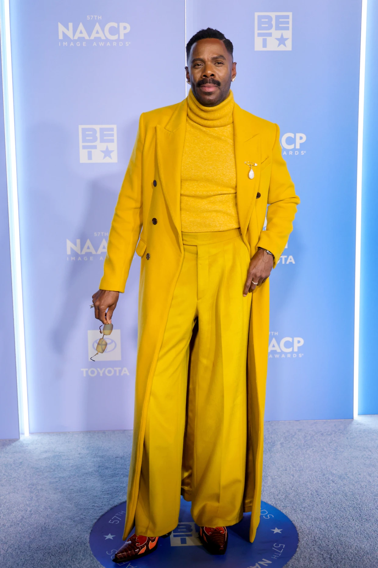Ganz in Gelb: Colman Domingo bei den NACCP Image Awards im Februar