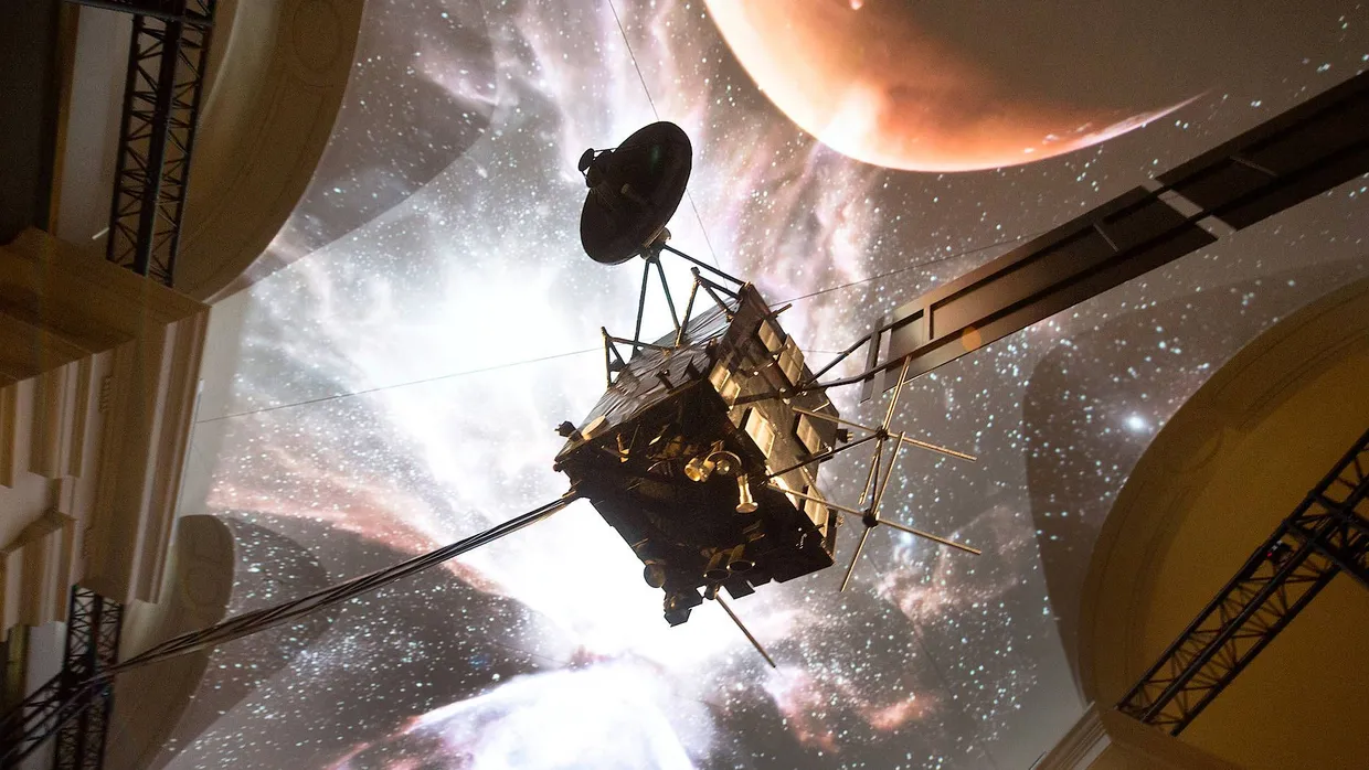 Unterwegs im All: Der Flug der Raumsonde Rosetta wird im Landesmuseum multimedial inszeniert.