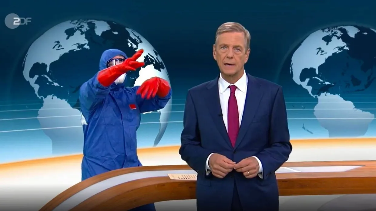 Screenshot einer Szene aus dem „heute journal“ vom 11. September 2020