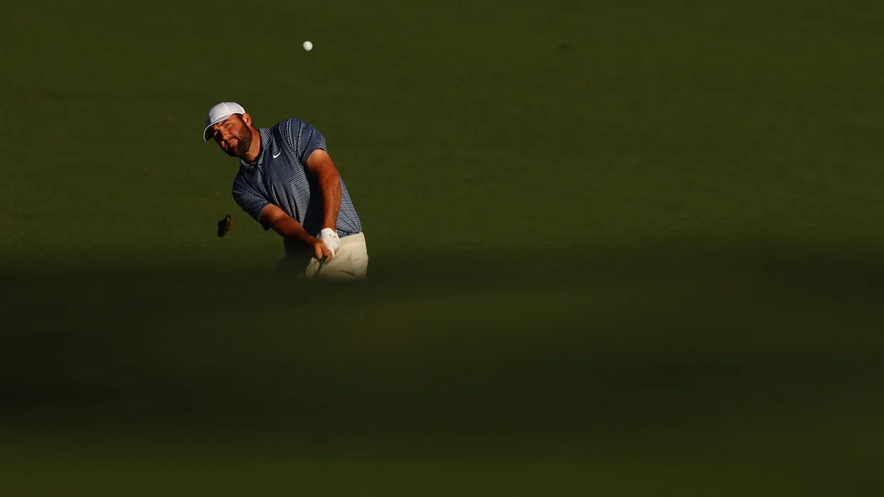 US-Golfer Scottie Scheffler beim Masters-Turnier in Augusta