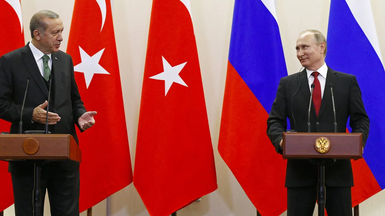 Schon am Mittwoch sprach der russische Präsident Putin mit dem türkischen Präsidenten Erdogan in Sotschi über den Syrien-Konflikt