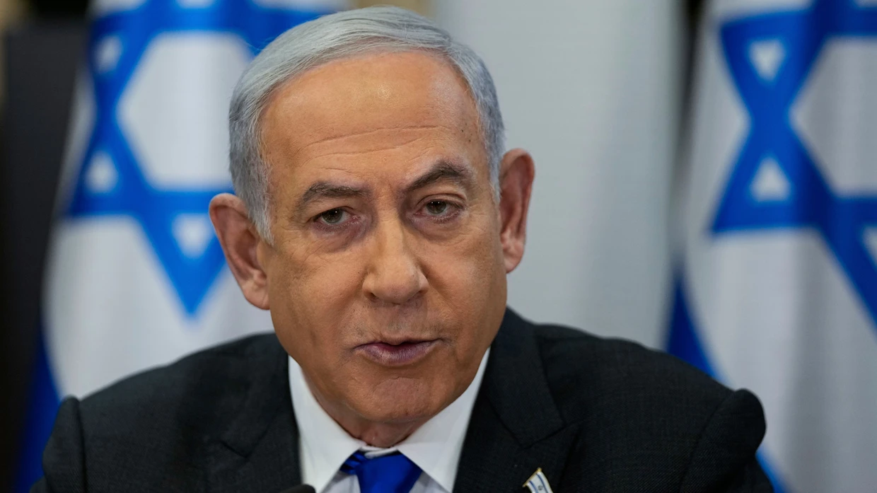 Benjamin Netanjahu, Ministerpräsident von Israel, im Dezember 2023