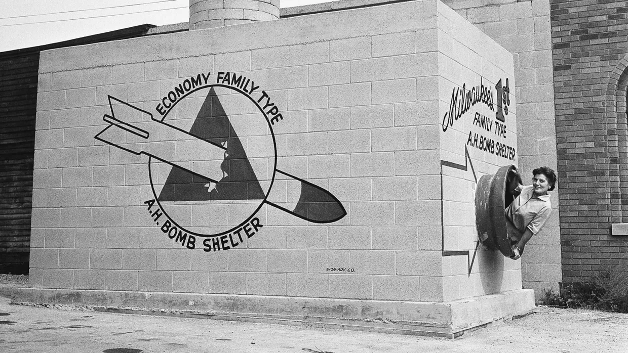 Bunker-Boom im Kalten Krieg: US-Werbung für einen privaten Schutzraum im Jahr 1958.