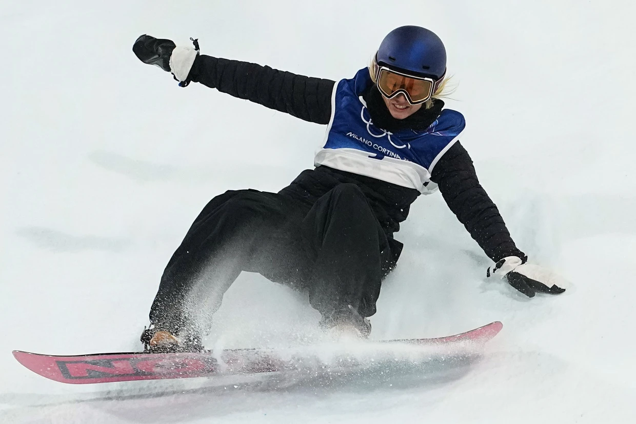 Auf den Pisten von Livigno erkannt: Anna Gasser