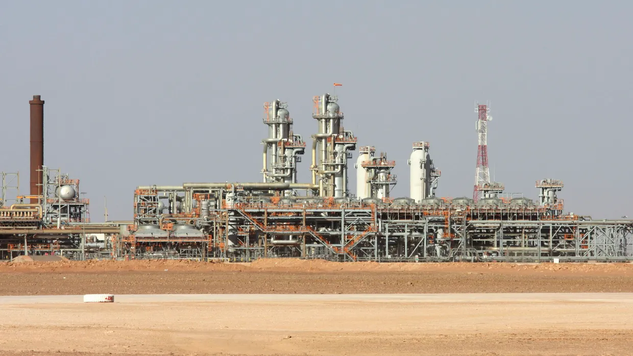 Förderung und Verarbeitung von Erdgas in Krechba, Algerien