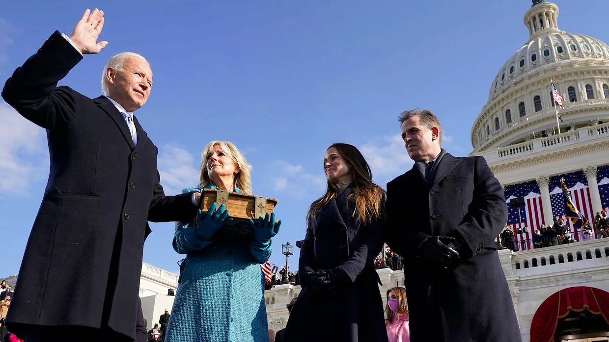 Joe Biden am Mittwoch bei seiner Vereidigung als 46. Präsident der Vereinigten Staaten