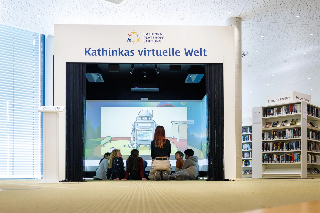 Lernraum: Kathinkas virtuelle Welt steht in der Stadtbibliothek.