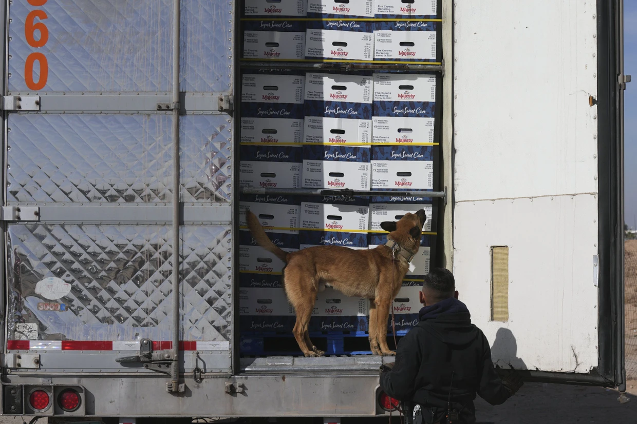 Drogenkontrolle an der Grenze zu Mexiko
