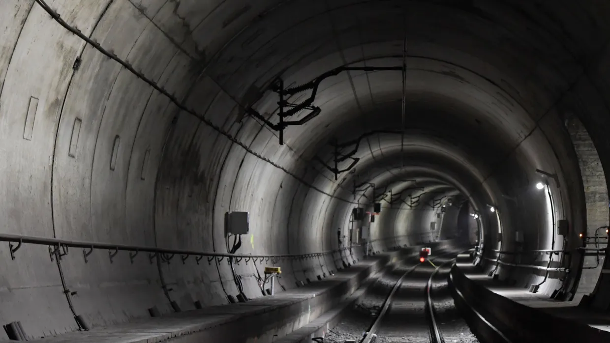 Seltener Anblick: Ein gesperrter S-Bahn-Tunnel wie hier zwischen Frankfurt-Hauptbahnhof und Taunusanlage.