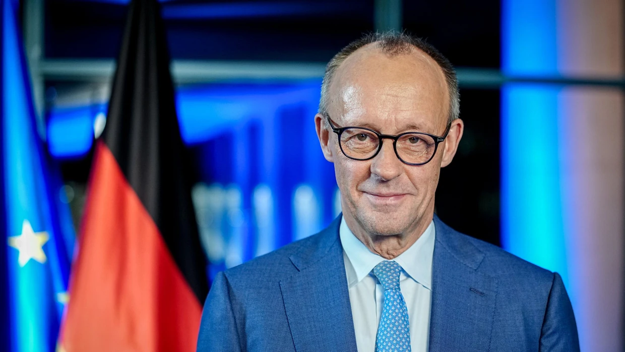 Friedrich Merz bei seiner ersten Neujahrsansprache