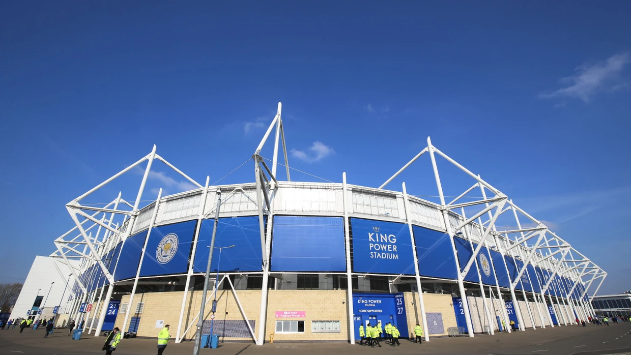 Das King Power Stadium in Leicester.
