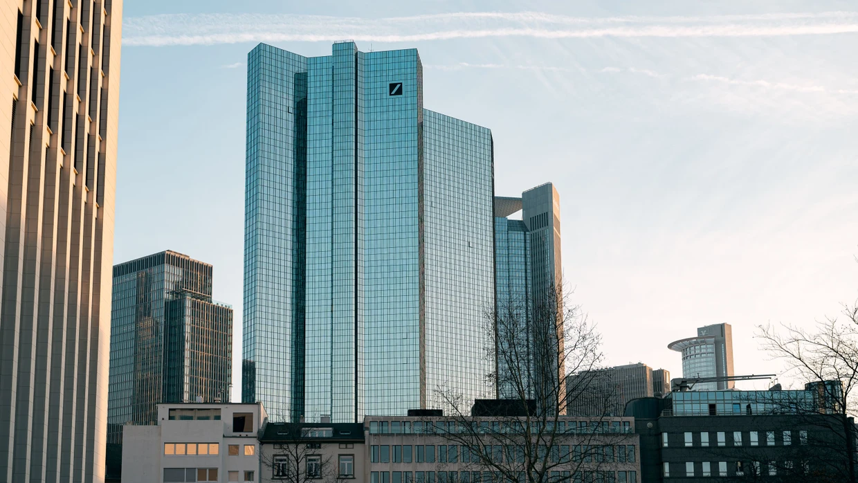 The Deutsche Bank in Frankfurt.