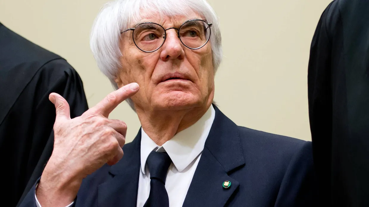 Bernie Ecclestone am Donnerstag vor dem Landgericht in München