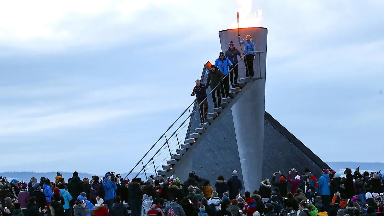 Flamme der Hoffnung: In Lillehammer denkt man gerne zurück an die Winterspiele.