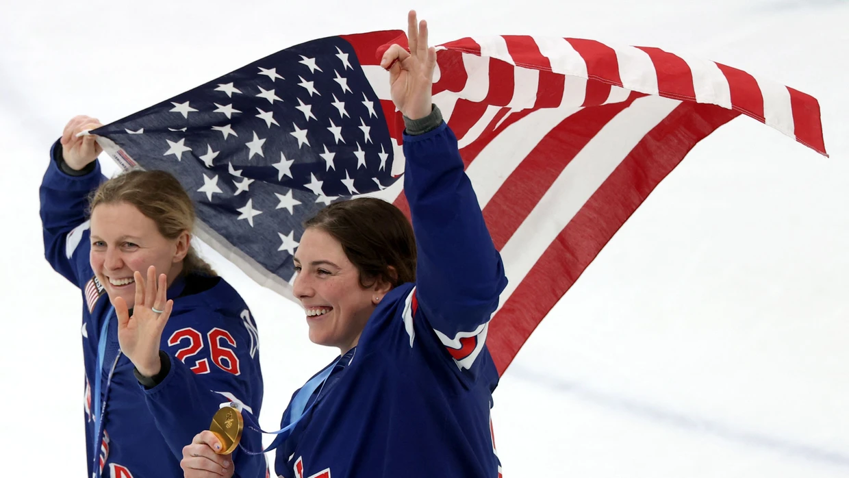 Zwei prägende Spielerinnen des US-Team: Hilary Knight und Kendall Coyne