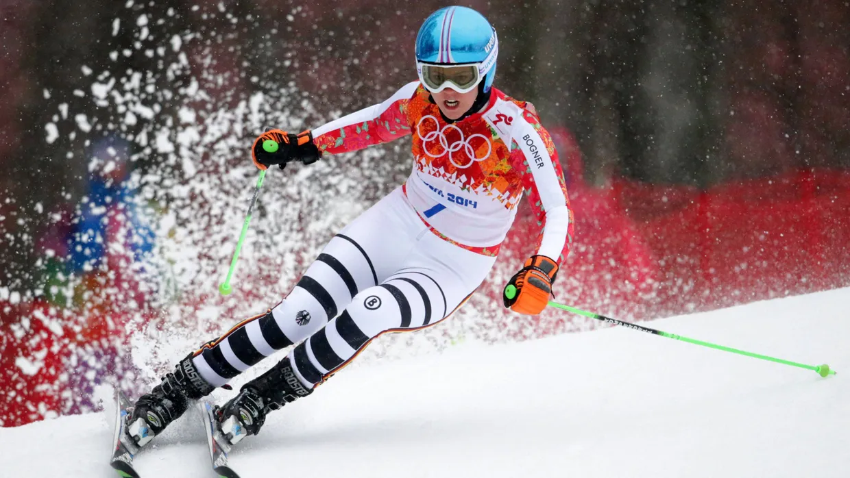 Viktoria Rebensburg hat sich eine Bronzemedaille erkämpft.