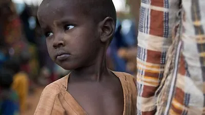 Vor der Dürre geflohen: Ein somalischer Junge in einem Aufnahmelager in Kenia