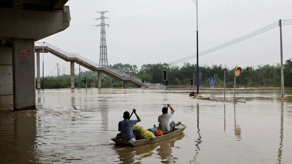 Das Wasserministerium der Volksrepublik hob die Notfallstufe für den Hochwasserschutz der Provinz auf die Stufe drei an.