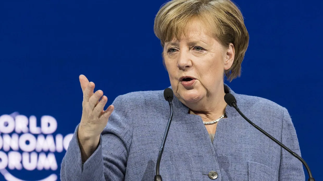 Bundeskanzlerin Angela Merkel fordert in Davos, dass Europa sein Schicksal wieder selbst in die Hand nimmt.