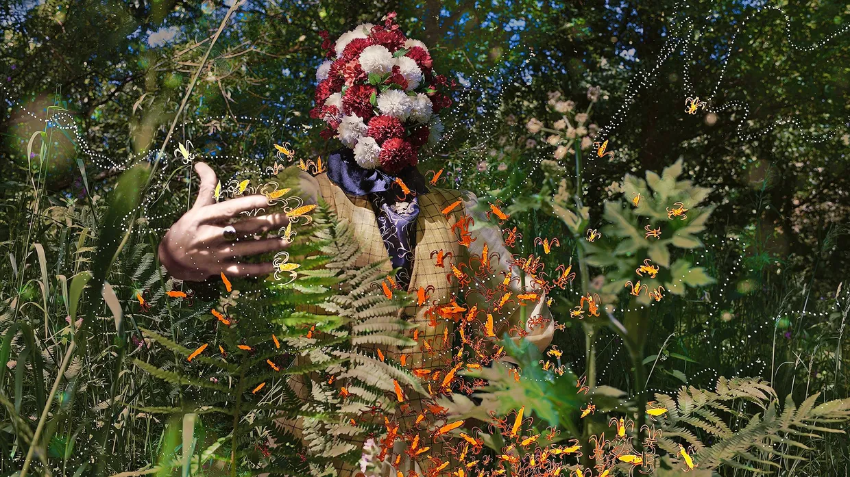 Zeitreise auf der Suche nach Identität: Mónica Alcázar- Duarte, „Ixchel – Mayan Moon and Birth Deity“, 2023, aus der Serie „Digital Clouds Don’t Carry Rain“, 2021 bis 2024