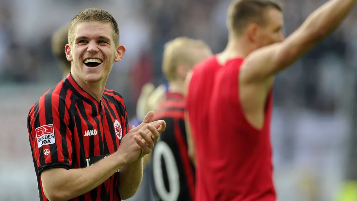 Von wegen Lachnummer: Torschütze Sebastian Jung gibt der unerwartet erfolgreichen Eintracht ein Gesicht.