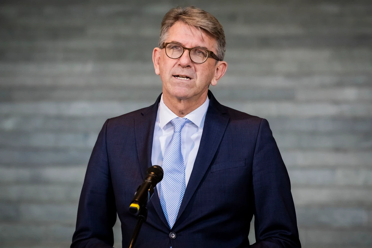 Under fire: Wolfram Weimer (independent), State Minister for Culture and Media, speaks at a press conference following a round of discussions with musicians in the Federal Chancellery