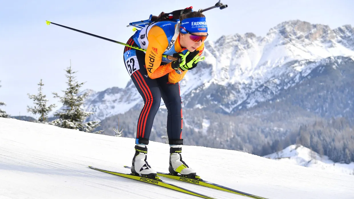 Glücklich im Schnee: Franziska Preuß erlebte „ein richtig cooles Rennen“