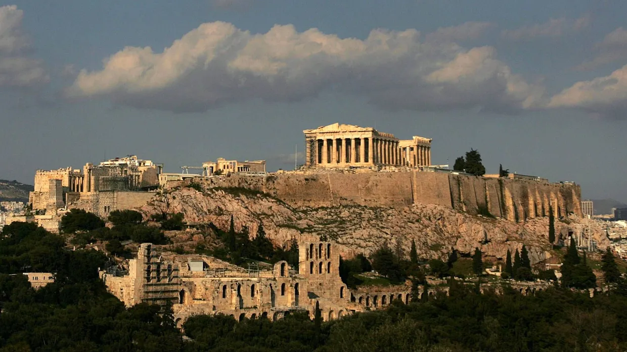 Die Akropolis.