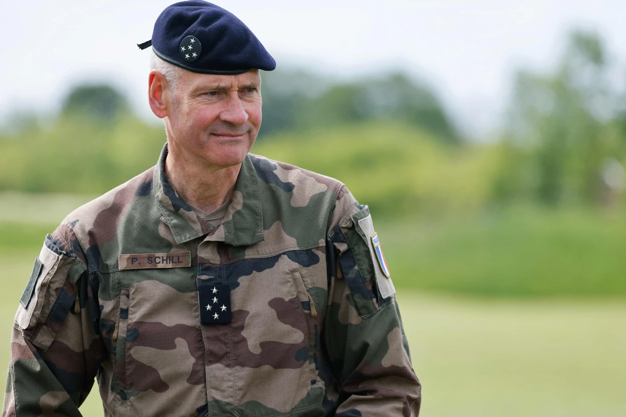 General Pierre Schill im Mai 2025