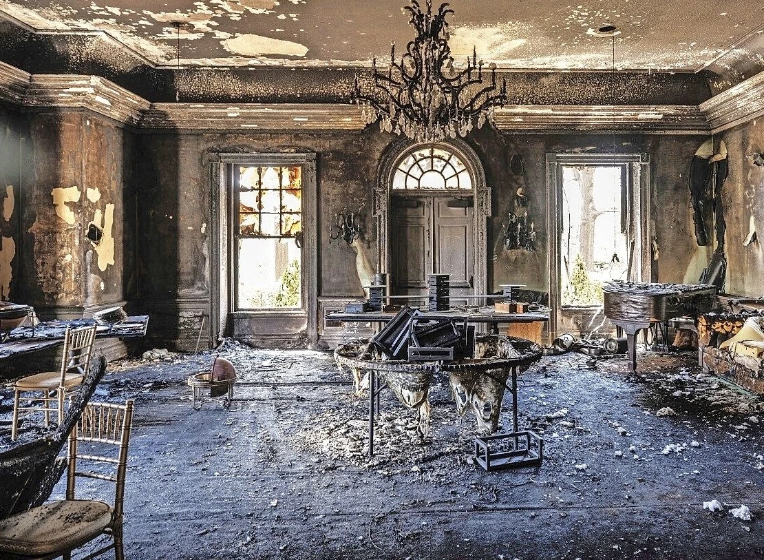 Ausgebrannt: Der Schaden im Haus von Josh Shapiro ist groß, nachdem ein Attentäter in der Residenz mehrere Feuer gelegt hat.