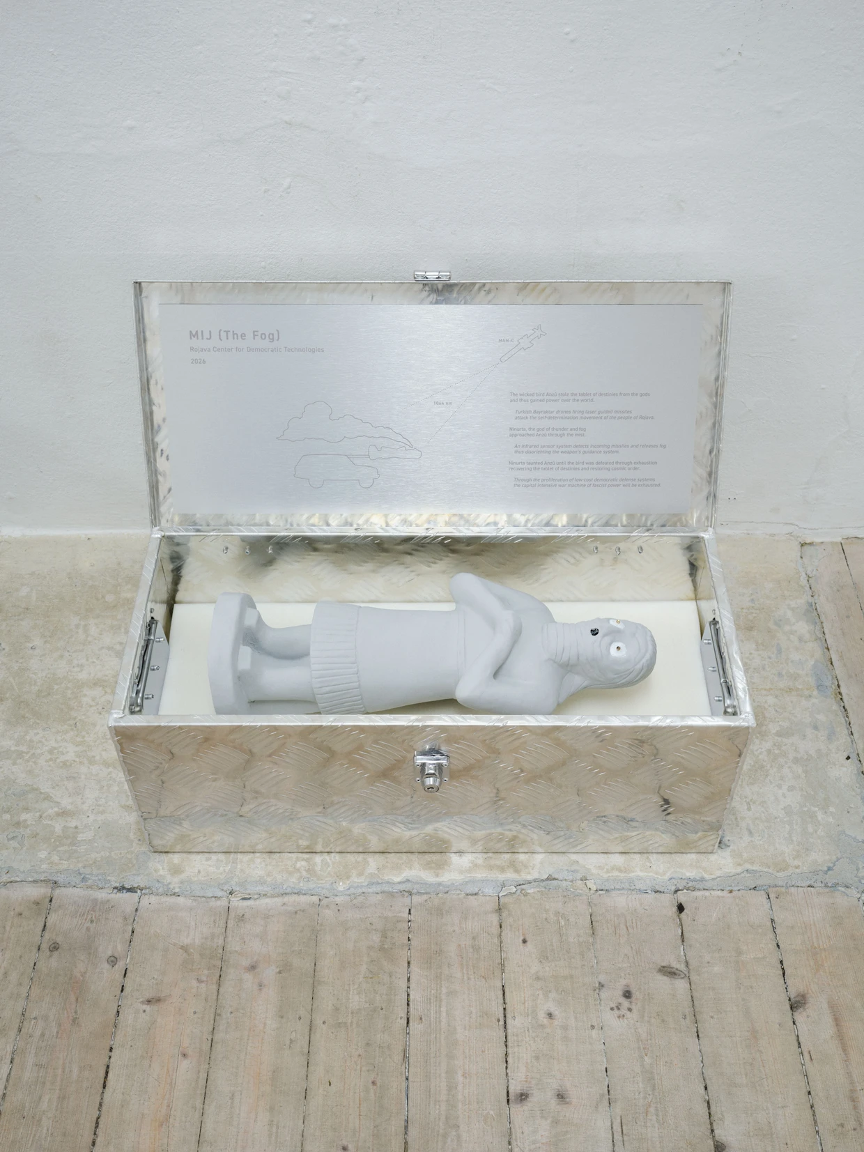 Eine Installation des Rojava Center for Democratic Technologies