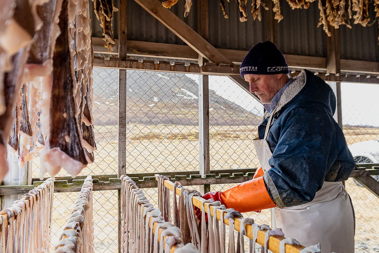 Sein Fisch mag es kalt und trocken, ideal sind minus zehn Grad: Ragnar Ólafur Guðmundsson