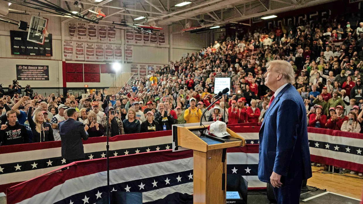 Will abrechnen: Der ehemalige Präsident am Samstag in Iowa