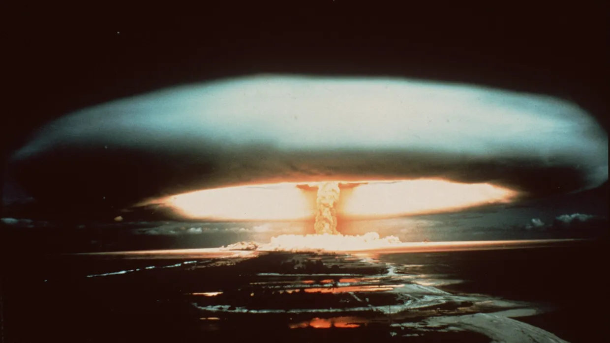 Frankreich testet im November 1970 eine Kernwaffe auf dem Mururoa-Atoll