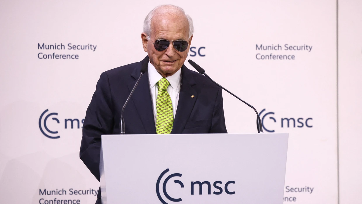 Wolfgang Ischinger während seiner Rede auf der Münchner Sicherheitskonferenz.