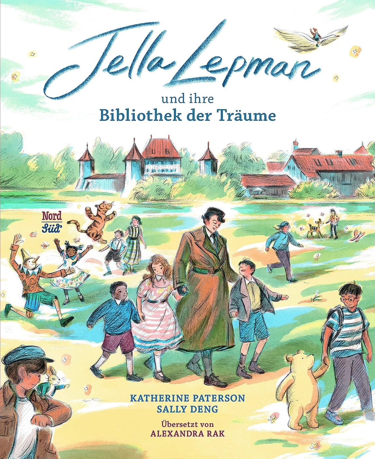 Katherine Paterson, Sally Deng: “Jella Lepman and her library of dreams”. Translated from English by Alexandra Rak. NordSüd Verlag, Zurich 2025. 110 pages, hardcover, €30. From 10 years