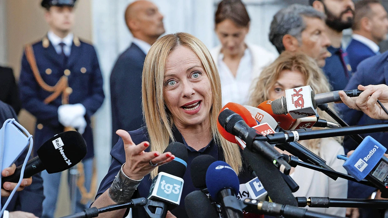 Meloni warnt: Technische Rezession in Deutschland hat Folgen für Italien | FAZ