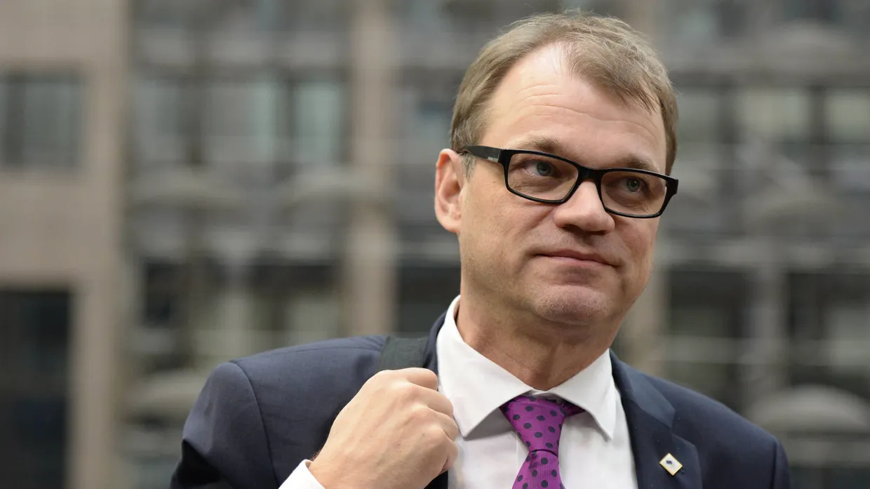Eurofürsprecher: Ministerpräsidenten Juha Sipilä am Sonntag in Brüssel