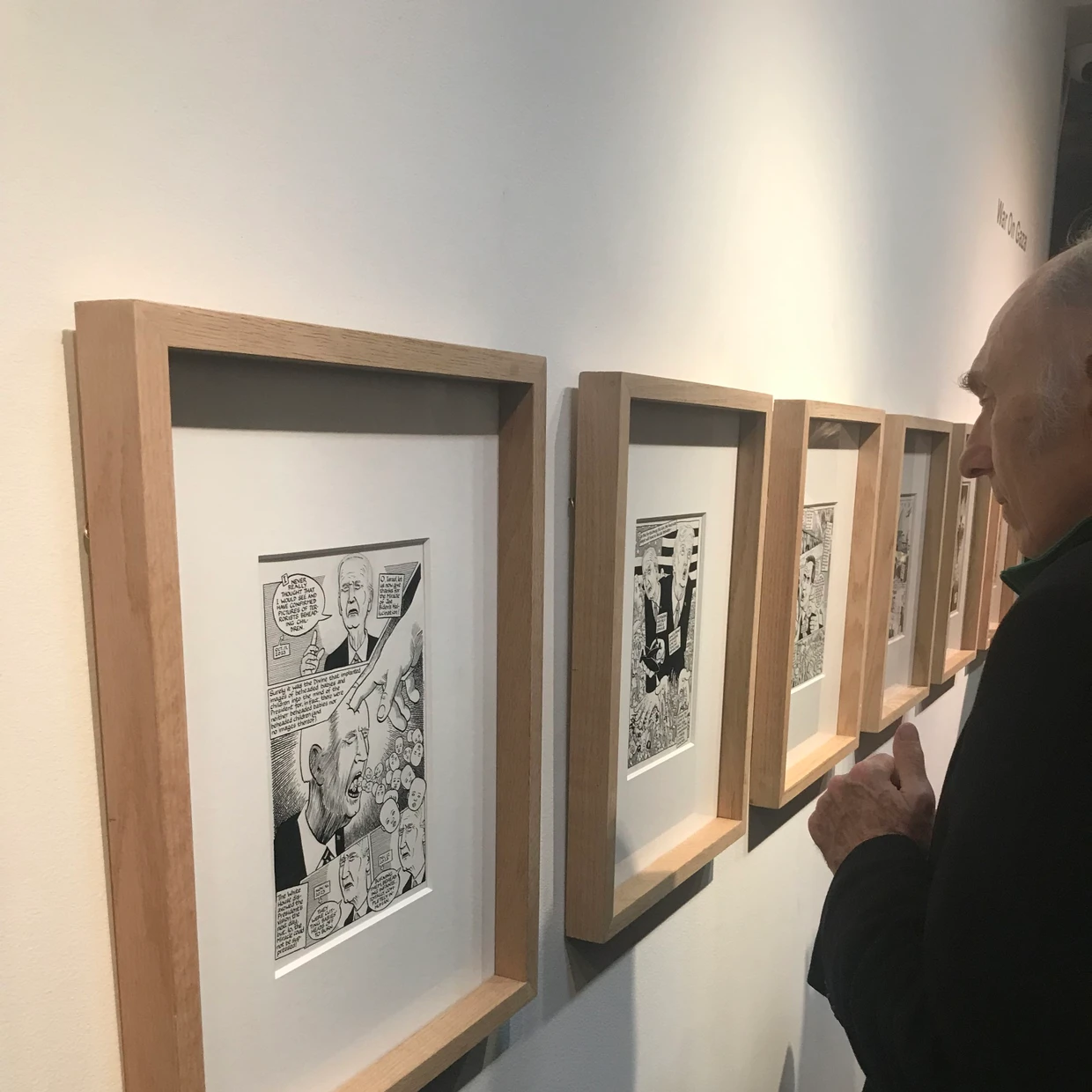 Die Originalseiten von Sacco in Paris