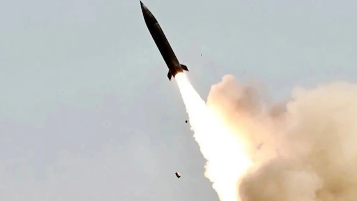 Screenshot eines vom US-Militär am 1. März veröffentlichten Videos, das offenbar den Einsatz der Precision Strike Missile zeigt