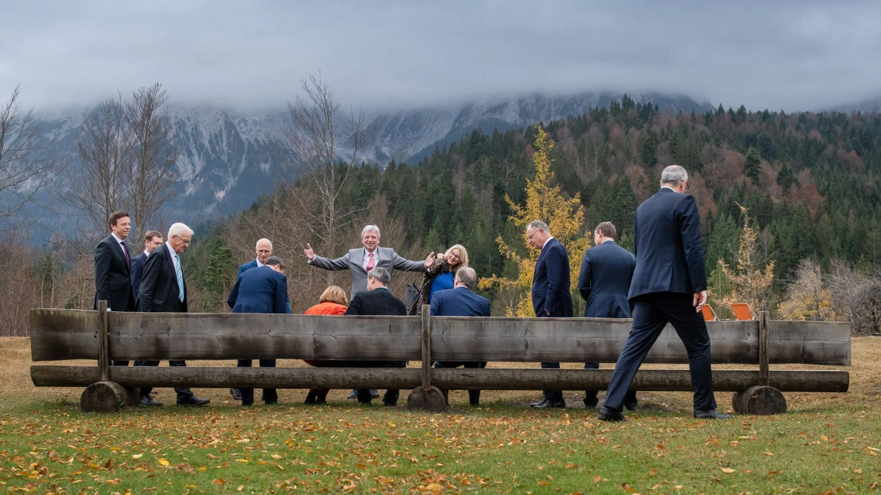 Arbeitstreffen der Länderchefs im Oktober 2019 im bayerischen Krün