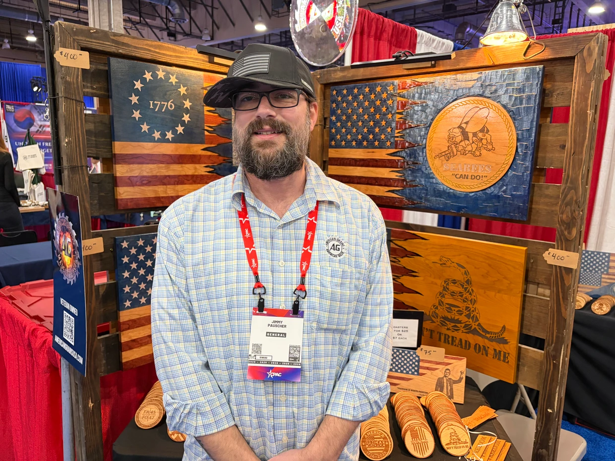 Jimmy Pauscher auf der CPAC im März in Texas