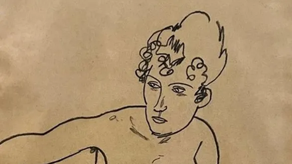 Egon Schiele, „Sitzende Nackte Frau“ von 1918